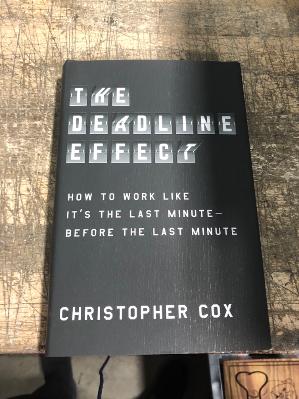 Photo 2 of The Deadline Effect - by Christopher Cox

