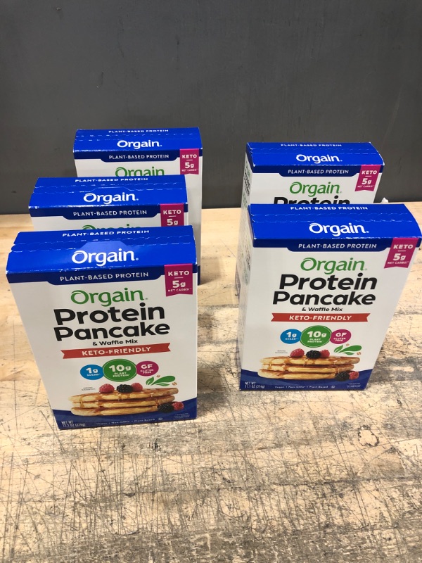 Photo 2 of (x5) Orgain Protein Pancake & Waffle Mix
EX: 09/16/2022