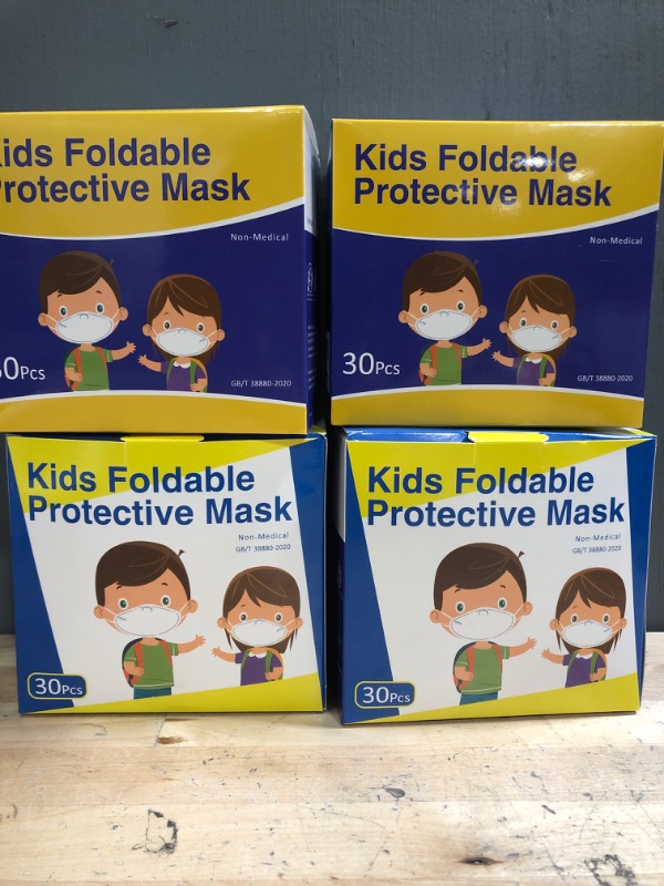 Photo 2 of (X4) Zoonana Kids Disposable Face Masks