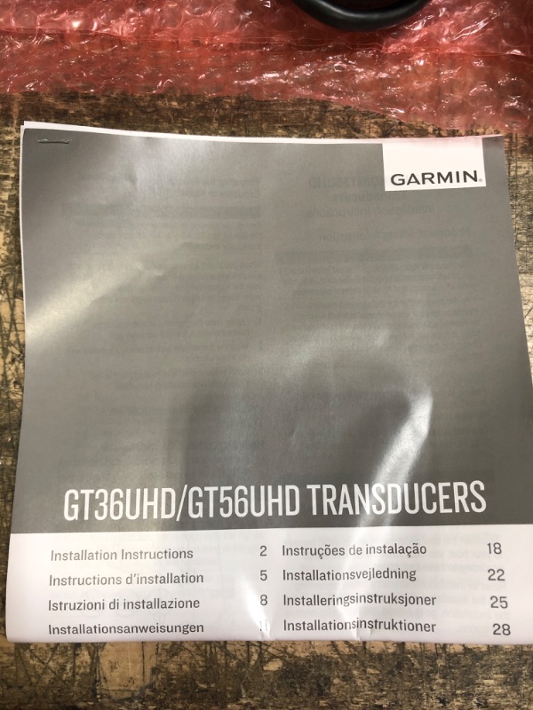 Garmin GT56 Transducer, AllinOne Sonar Solution, Ultra HighDef