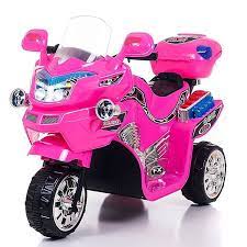 Photo 1 of Lil' Rider Kids Pink 3 Wheel 6 V Motorcycle Powered Ride-On
