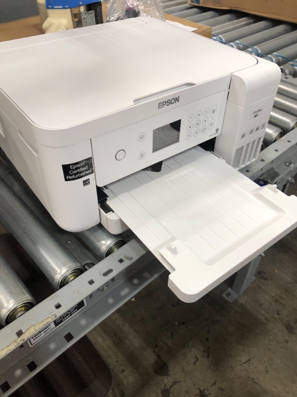 Photo 2 of *selling for PARTS, NOT FUNCTIONAL*
Epson EcoTank ET-3710 Wireless Color All-in-One Cartridge-Free Supertank Printer with Scanner, Copier and Ethernet, Compatible with Alexa
