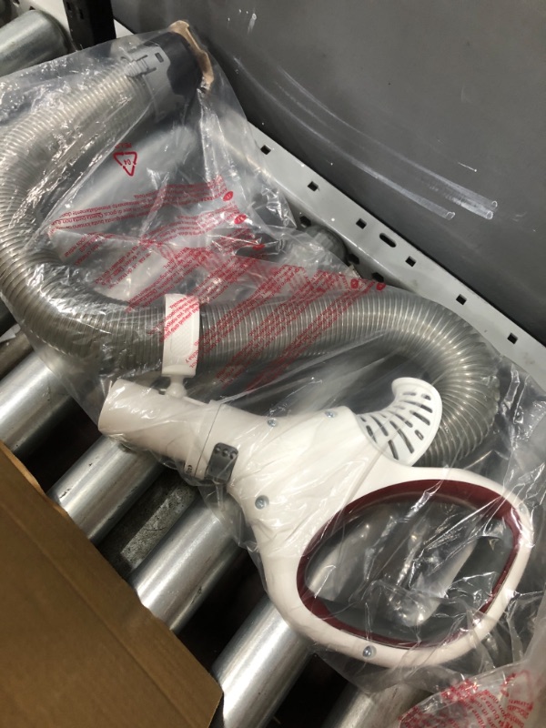 Photo 1 of Shark NV501 Rotator Professional Lift-Away Upright Vacuum with HEPA Filter, Swivel Steering, LED Headlights, Wide Upholstery Tool, Dusting Brush & Crevice Tool, White/Red