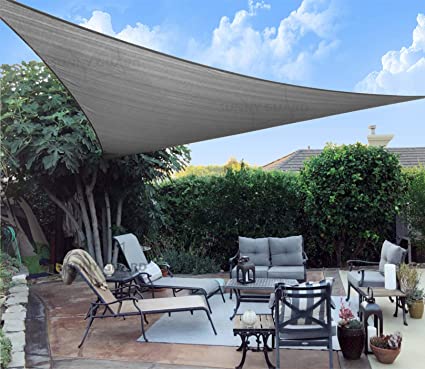 Photo 1 of 12' x 12' x 12' Grey riangle Sun Shade Sail UV Block for Outdoor Patio/Garden