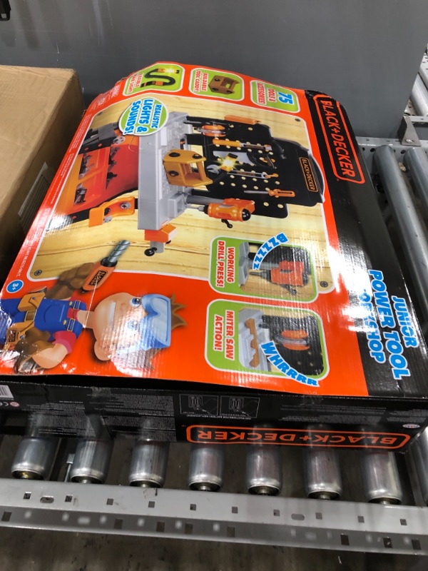 Photo 2 of Black+Decker Kids Power Tools Workshop - Build Your Own Tool Box – 75 Realistic Toy Tools and Accessories [Amazon Exclusive]
