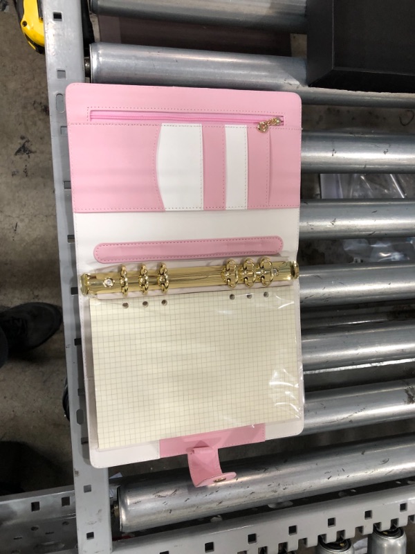 Photo 2 of A5 Binder Organizer - Agenda 2022 daily planner (undated) / to do list & Business Planner for Women - PU Leather Journal - Goal setting planner / gratitude journal notebook & appointment book by LUX PRODUCTIVITY - LUX PRO A5 Ed.2 (Pink - Pastel)
