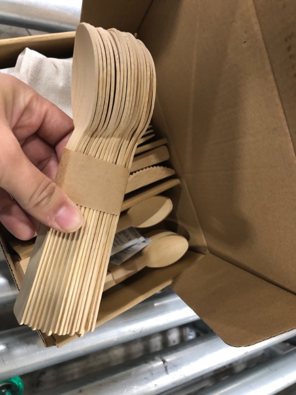 Photo 3 of  Disposable Wooden Cutlery Mix 