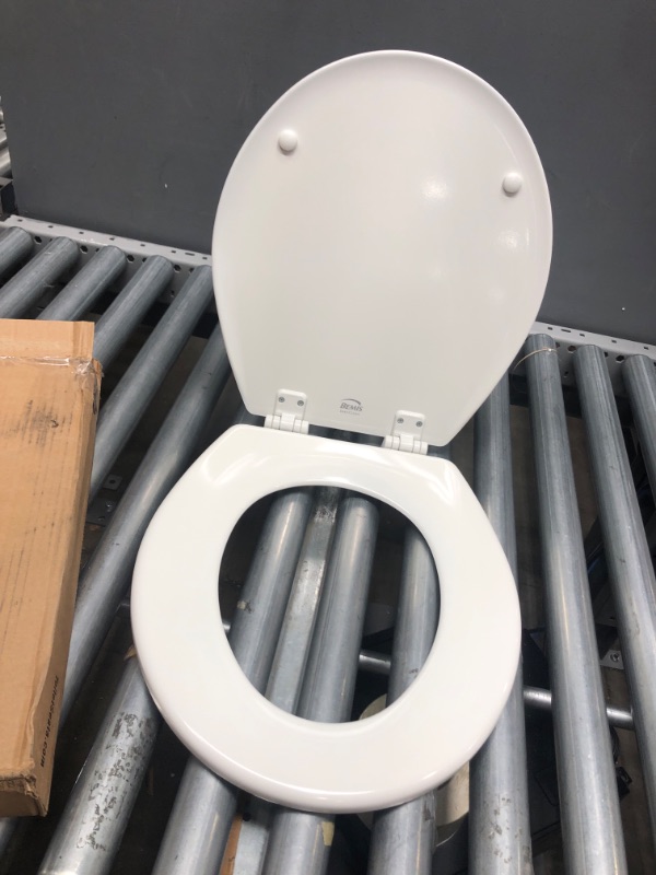 Photo 2 of BEMIS Lift-Off Round Closed Front Toilet Seat in White