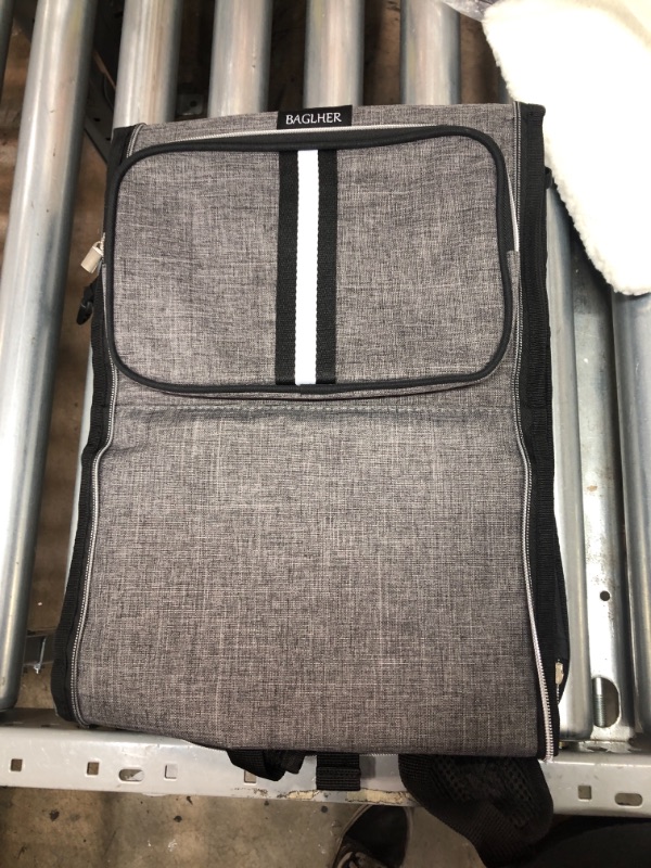 Photo 1 of **NO STOCK PHOTO**
GREY AND BLACK SMALL DGO BAG