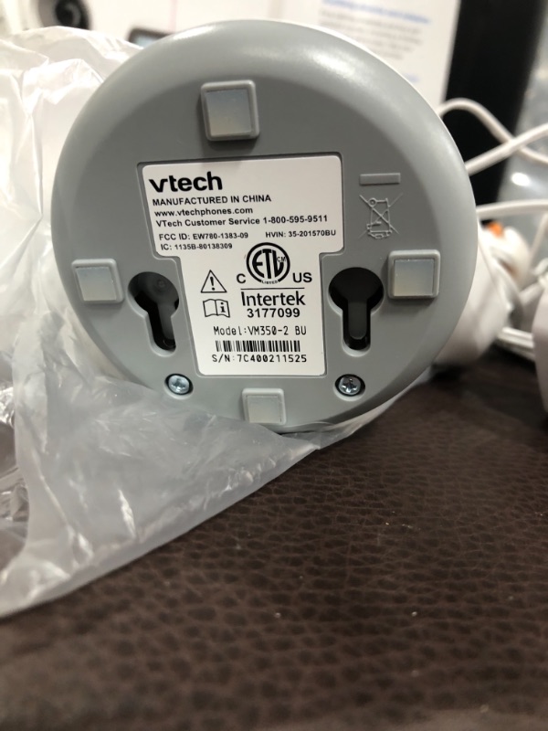 Photo 1 of (LIKE NEW) VTech VM350-2 Video Monitor with Battery supports 12-hr Video-mode, 21-hr Audio-mode, 5" Screen, 2 Cameras, 1000ft Long Range, Bright Night Vision, 2-WayTalk, Auto-onScreen, Lullabies