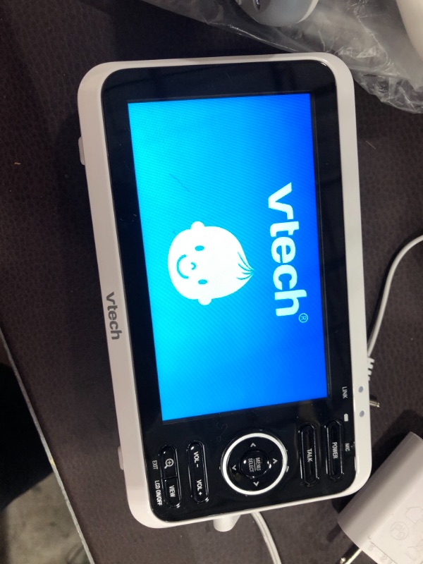Photo 5 of (LIKE NEW) VTech VM350-2 Video Monitor with Battery supports 12-hr Video-mode, 21-hr Audio-mode, 5" Screen, 2 Cameras, 1000ft Long Range, Bright Night Vision, 2-WayTalk, Auto-onScreen, Lullabies