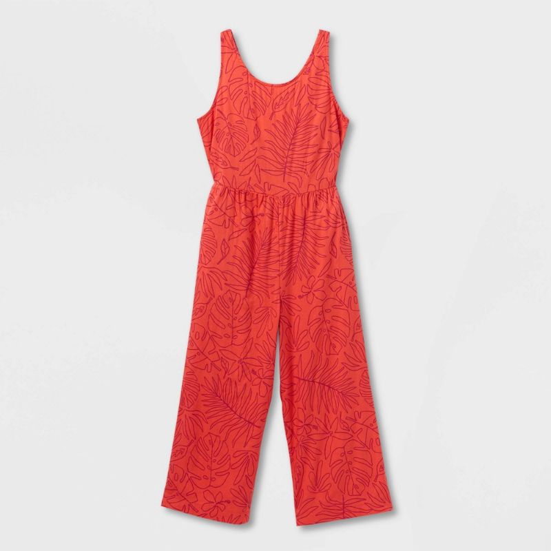 Photo 1 of Girls' Floral Jumpsuit - Cat & Jack™, XS
