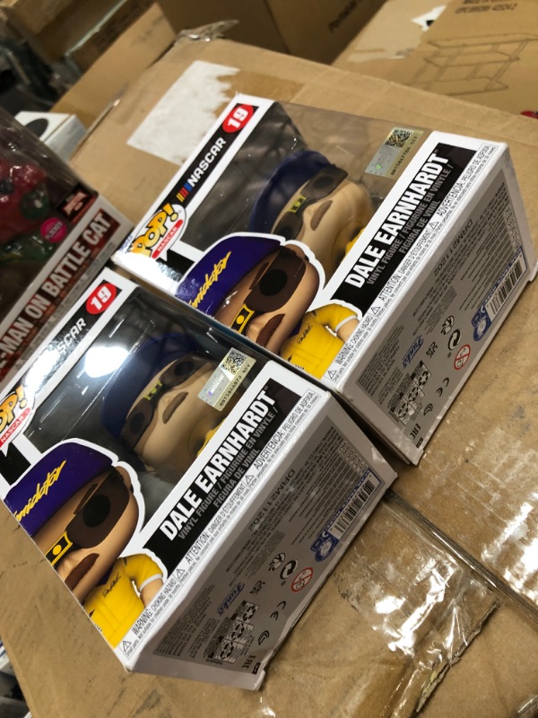 Photo 2 of BUNDLE OF 2, Funko POP NASCAR: Dale Earnhardt Sr. (Yellow Wrangler Uniform) Vinyl Figure - GameStop