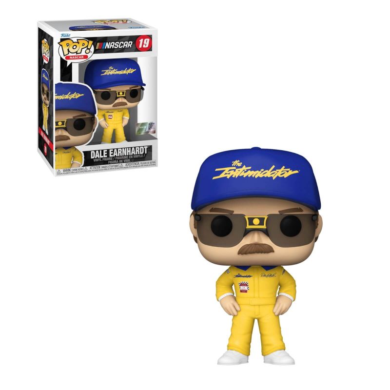 Photo 1 of BUNDLE OF 2, Funko POP NASCAR: Dale Earnhardt Sr. (Yellow Wrangler Uniform) Vinyl Figure - GameStop