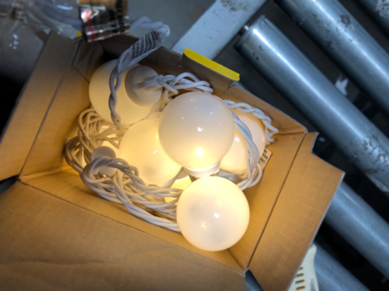 Photo 3 of 10ct LED Frosted Globes with Wire - Sun Squad™

