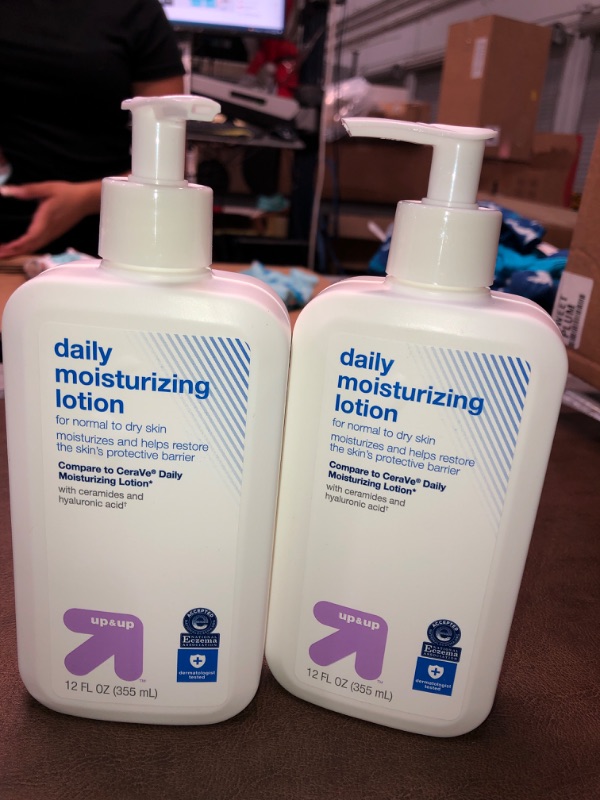 Photo 2 of 2 Pack Bundle of Daily Moisturizing Lotion for Normal to Dry Skin - 12 Fl Oz - up & up
