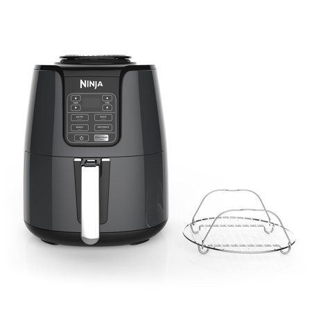 Photo 1 of Ninja AF101 Air Fryer that Crisps, Roasts, Reheats, & Dehydrates, for Quick, Easy Meals, 4 Quart Capacity, & High Gloss Finish, Black/Grey
