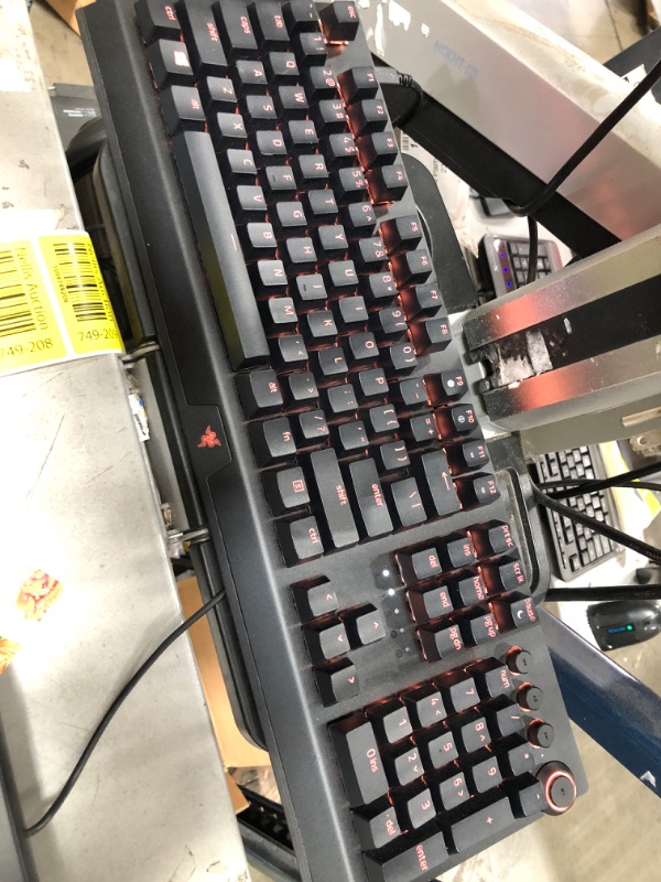 Photo 3 of ***PREVIOUSLY OPENED LIKE NEW****
Razer BlackWidow V3 Mechanical Gaming Keyboard: Green Mechanical Switches - Tactile & Clicky - Chroma RGB Lighting - Compact Form Factor - Programmable Macro Functionality, Classic Black
