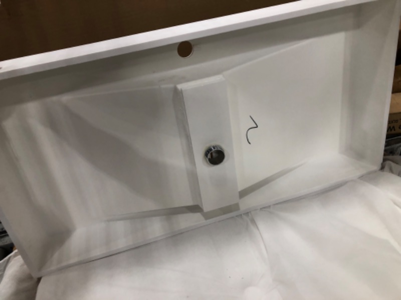 Photo 2 of 36"X18" WHITE SINK