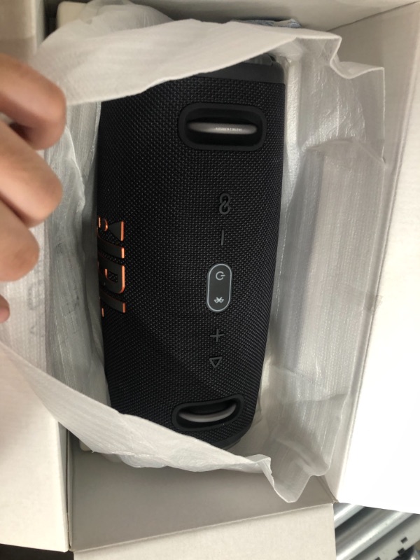 Photo 5 of JBL Xtreme 3 Portable Bluetooth Speaker - Powerful Sound and Deep Bass - IP67 Waterproof - Pair with Multiple Speakers - Wireless Bluetooth Speaker Bundle with Megen Protective Hardshell Case (Black)