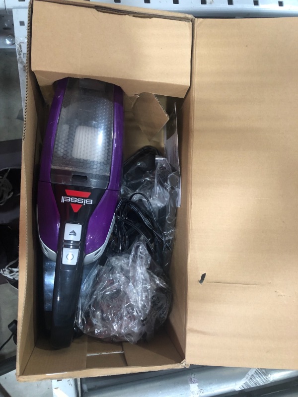 Photo 2 of bissell pet hair eraser lithium ion cordless hand vacuum, purple