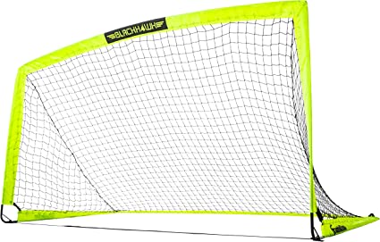 Photo 1 of Franklin Sports Blackhawk Backyard Soccer Goal - Portable Kids Soccer Net - Pop Up Folding Indoor + Outdoor Goals - 4' x 3' - Pink
