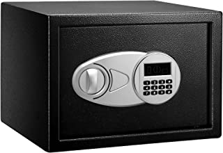 Photo 1 of Amazon Basics Steel Security Safe and Lock Box with Electronic Keypad - Secure Cash, Jewelry, ID Documents - 0.5 Cubic Feet, 13.8 x 9.8 x 9.8 Inches
