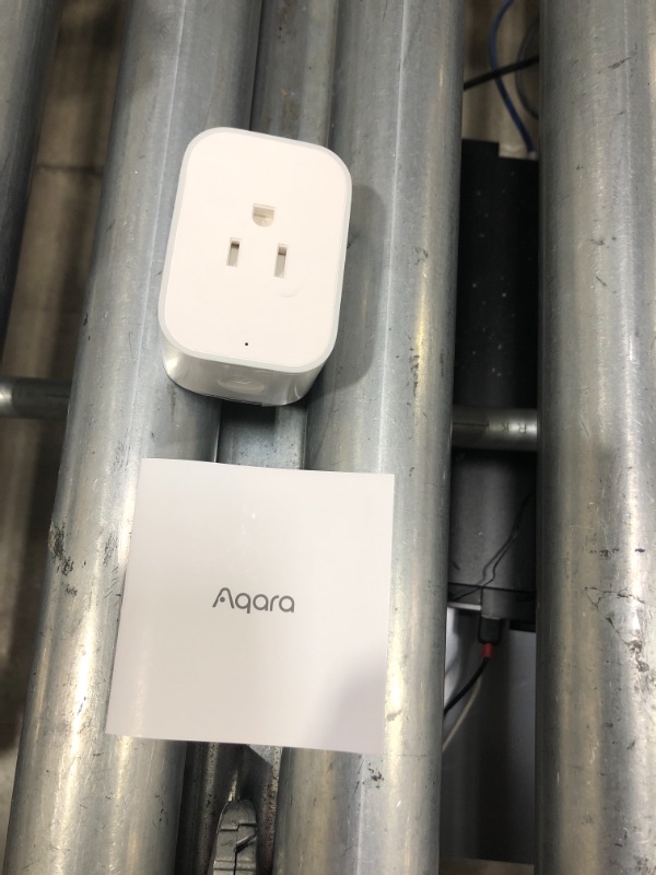 Photo 2 of Aqara Smart Plug, REQUIRES AQARA HUB, Zigbee, with Energy Monitoring, Overload Protection, Scheduling and Voice Control, Works with Alexa, Google Assistant, IFTTT, and Apple HomeKit Compatible
