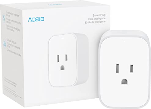 Photo 1 of Aqara Smart Plug, REQUIRES AQARA HUB, Zigbee, with Energy Monitoring, Overload Protection, Scheduling and Voice Control, Works with Alexa, Google Assistant, IFTTT, and Apple HomeKit Compatible
