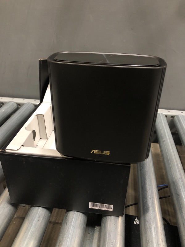 Photo 2 of ASUS ZenWiFi AX Tri-Band Mesh WiFi 6 Router (XT8 Charcoal), 6.6Gbps, WiFi, 3 SSIDs, Life-time Free Network Security and Parental Controls, 2.5G Port (Renewed)
