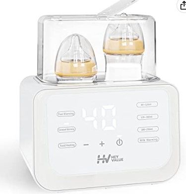 Photo 1 of Bottle Warmer, 6-in-1 Fast Baby Bottle Warmer for Breastmilk and Formula, BPA Free Milk Warmer Food Heater with Timer & Automatic Shut-Off
