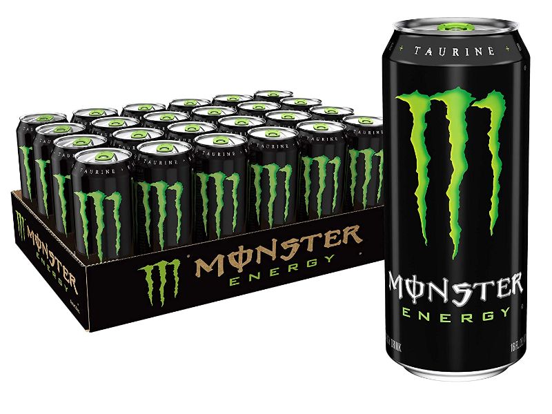 Photo 1 of **MANUFACTURER DATE: 10/2021***Monster Energy Drink, Green, Original, 16 Ounce (Pack of 24)
