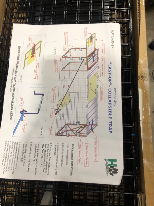 Photo 3 of 32 in. Folding Live Animal Cage Trap
