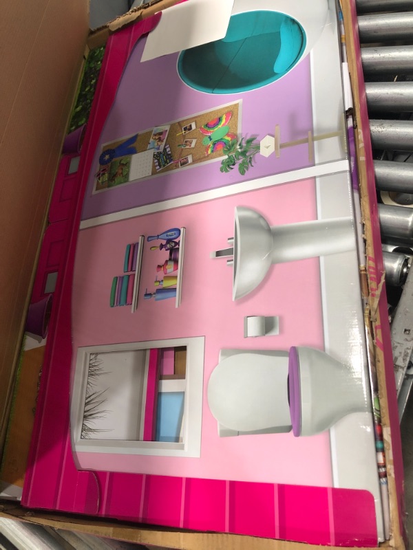 Photo 2 of Barbie Pop2Play Dream Play Clubhouse Dollhouse, Multicolor
