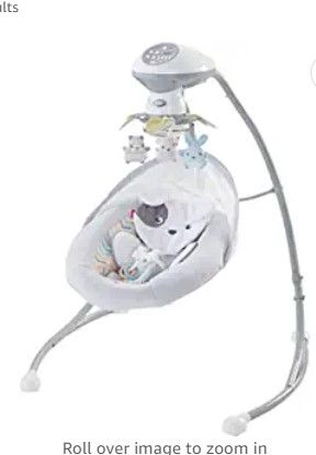 Photo 1 of Fisher-Price Sweet Snugapuppy Swing, Dual Motion Baby Swing with Music, Sounds and Motorized Mobile
