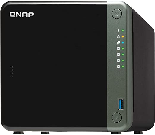 Photo 1 of QNAP TS-453D-4G 4 Bay NAS for Professionals with Intel® Celeron® J4125 CPU and Two 2.5GbE Ports

