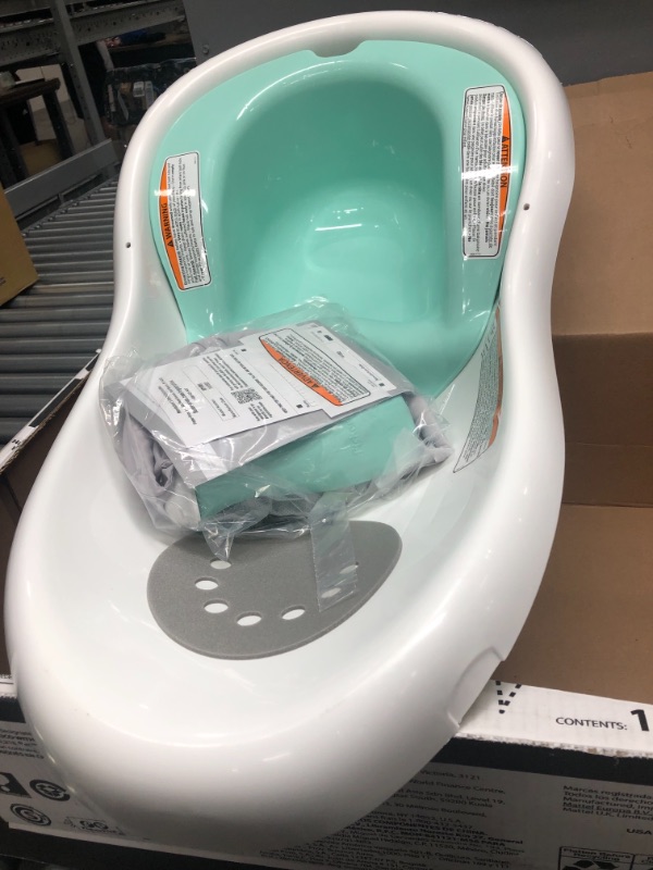 Photo 2 of Fisher-Price 4-In-1 Sling 'N Seat Tub – Climbing Leaves, Convertible Baby to Toddler Bath Tub with Support and Seat [Amazon Exclusive]