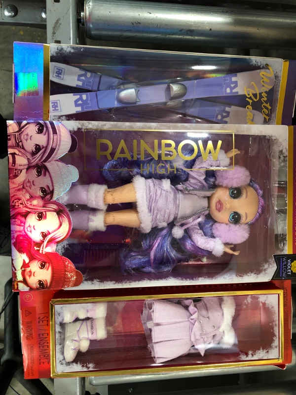 Photo 2 of Rainbow High Violet Willow Winter Break Fashion Doll

