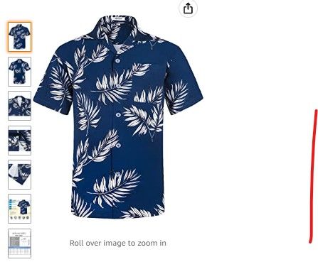 Photo 1 of APTRO Men's Casual Hawaiian Shirt 4 Way Stretch Tropical Beach Shirts

