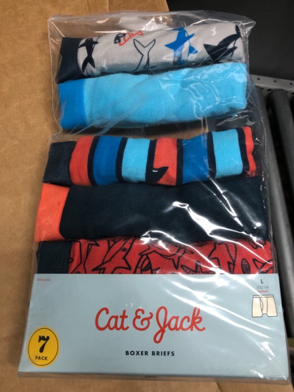 Photo 2 of Boys' 7pk Boxer Briefs - Cat & Jack large