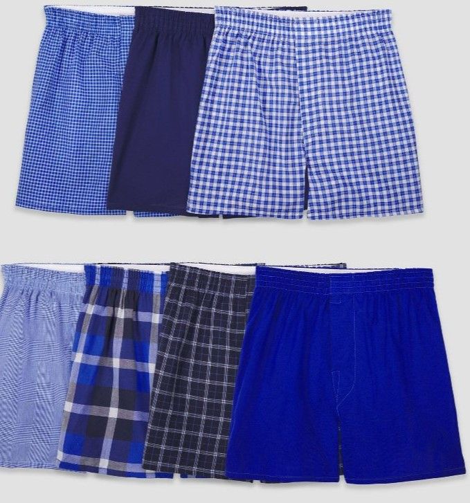 Photo 1 of Fruit of the Loom® Boys' 7pk Plaid Boxers