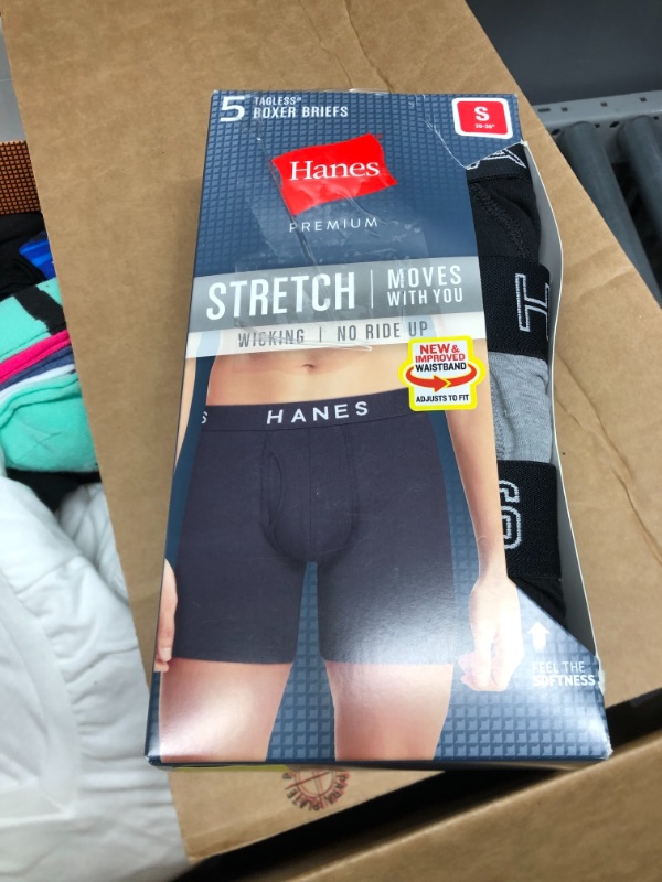 Photo 2 of Hanes Premium Men's 5pk Boxer Briefs