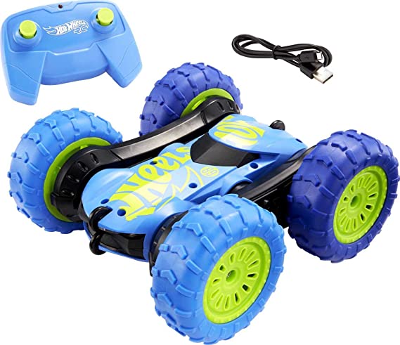 Photo 1 of Hot Wheels Twist Shifter RC, Remote-Control Vehicle, Performs Stunts, Working Headlights, Rechargeable Remote, Toy for Kids 5 Years Old & Older
