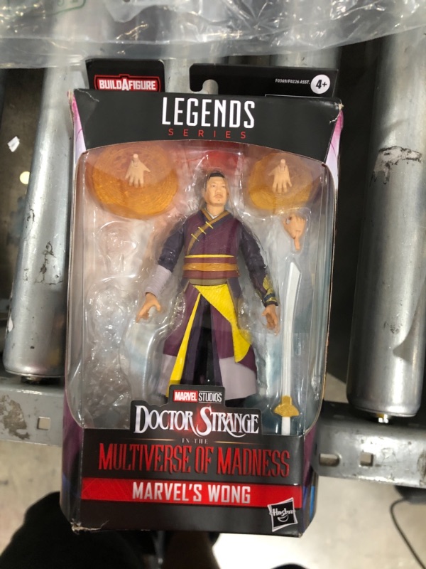 Photo 2 of INCOMPLETE ITEM
Marvel Legends Series Doctor Strange in The Multiverse of Madness 6-inch Collectible Wong Cinematic Universe Action Figure Toy, 4 Accessories and 1 Build-A-Figure Part
