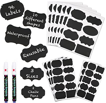 Photo 1 of 2 PCS BUNDLE
Baby Proofing, 16.4ft Edge Protector Strip Clear, Silicone Soft Corner Protectors with Upgraded Pre-Taped Strong Adhesive, Edge Protectors for Sharp Corners of Cabinets, Tables, Drawers ( 4 Corners )
Mantah Chalkboard Label Stickers 96pcs - 9