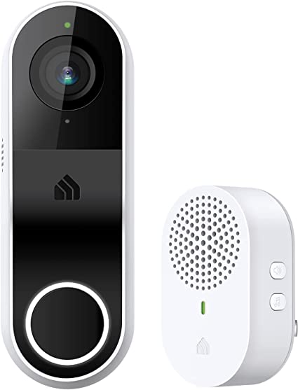 Photo 1 of INCOMPLETE ITEM
Kasa Smart Video Doorbell Camera Hardwired w/ Chime, 3MP 2K Resolution, 2-Way Audio, Real-Time Notification, Cloud & SD Card Storage, Alexa & Google Assistant Compatible (KD110), White, Black
