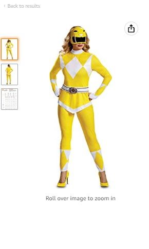 Photo 1 of Disguise Women's Yellow Ranger Adult Costume
