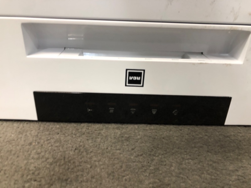 Photo 1 of DOES NOT POWER ON* PARTS ONLY*
RCA 18 in. White Electronic Portable 120-volt Dishwasher with 3-Cycles with 8 Place Settings Capacity