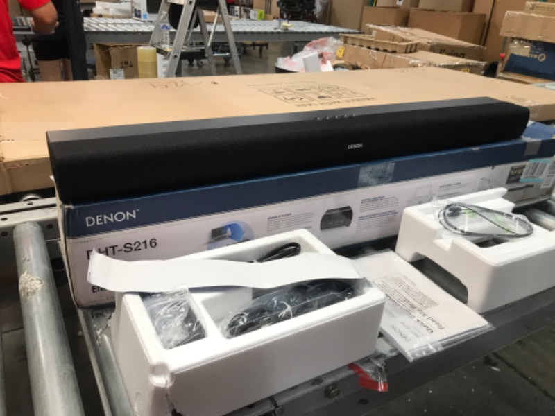 Photo 1 of Denon DHT-S216 Home Theater Soundbar | Virtual Surround Sound | HDMI ARC | HD, 4K & Bluetooth Compatible | Low-Profile Design | Crystal Clear Dialogue
