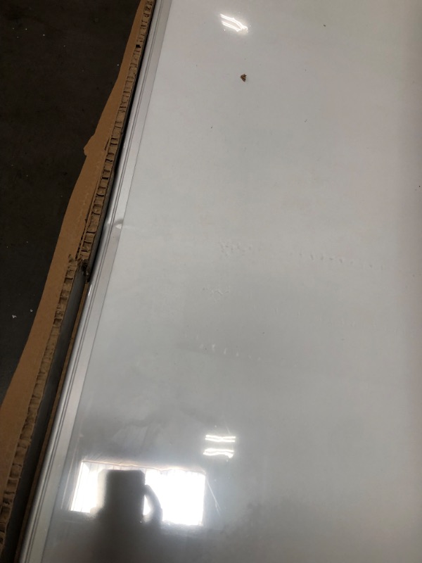 Photo 3 of (DAMAGE)Amazon Basics Magnetic Dry Erase White Board, 35 X 47-Inch Whiteboard - Silver Aluminum Frame
**CRACK IN THE BACK**